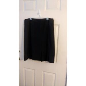 Talbots Black Plus Size (16) Skirt with Ruffle Trim